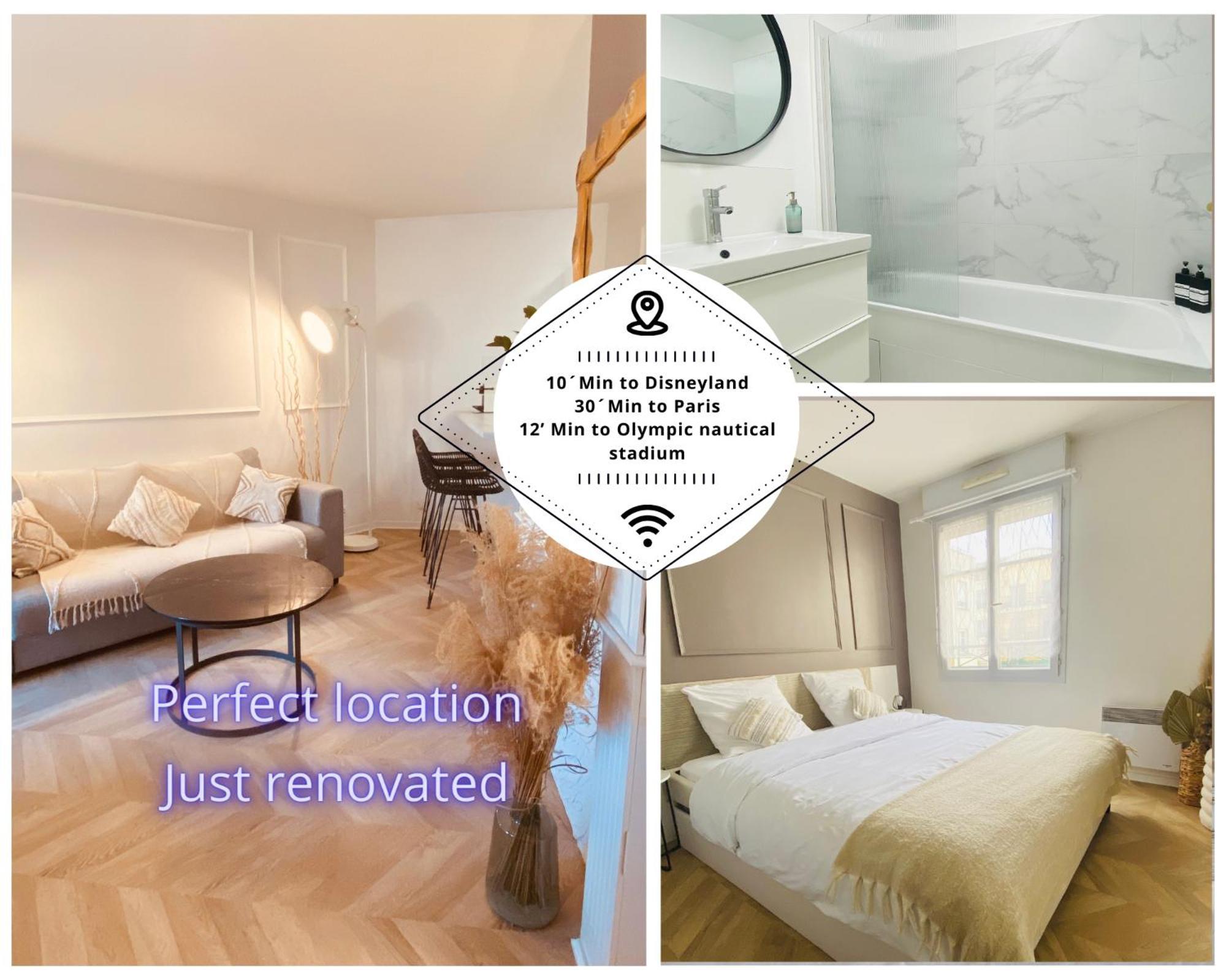 Top Location Apartment 10 Min Disneyland Bussy-Saint-Georges Eksteriør bilde